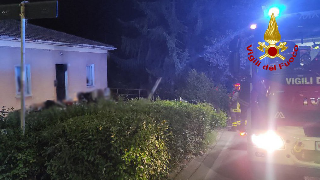 Porto Recanati - Incendio in un appartamento